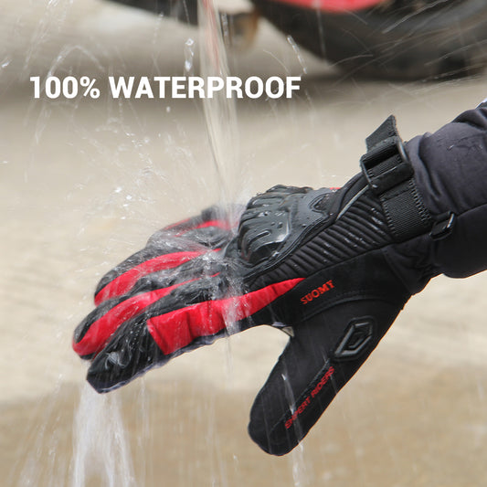 Windproof and waterproof motorcycle gloves