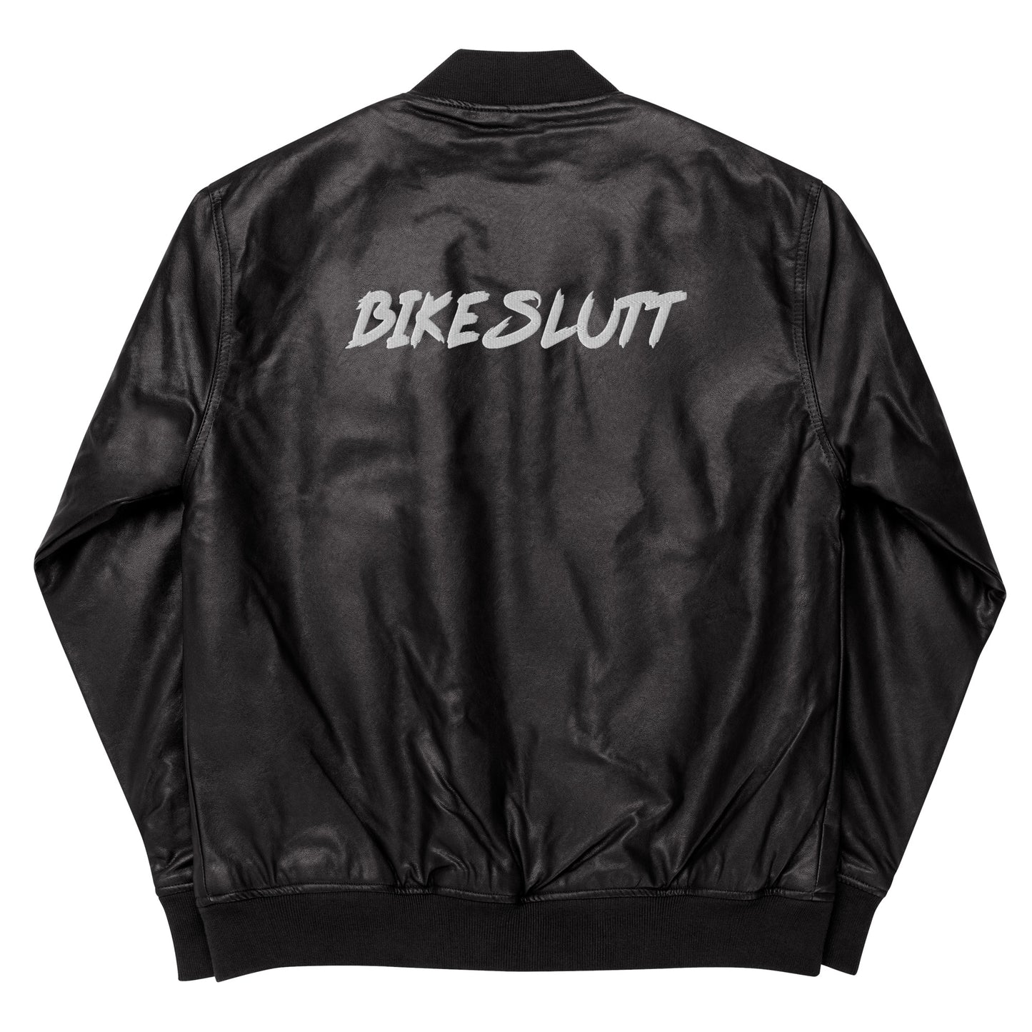 BikeSlutt Leather Bomber