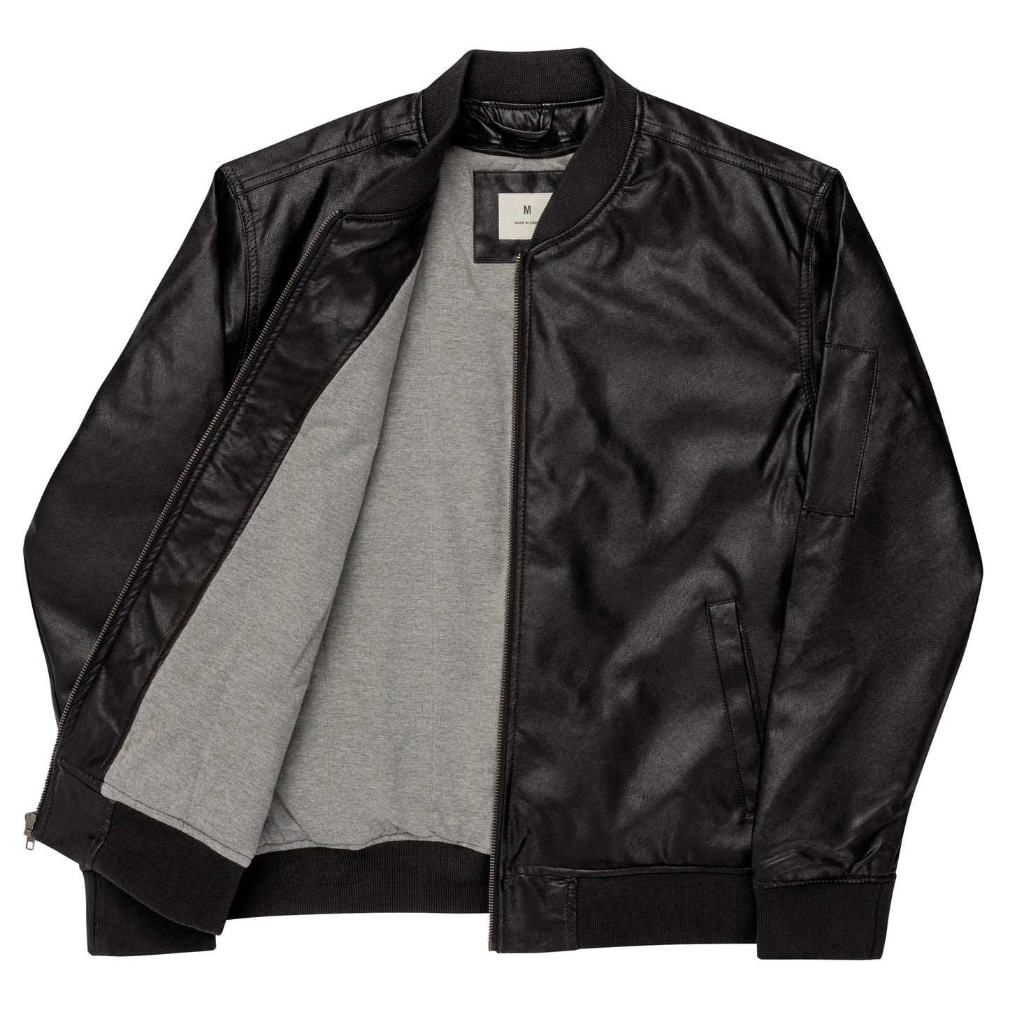 BikeSlutt Leather Bomber