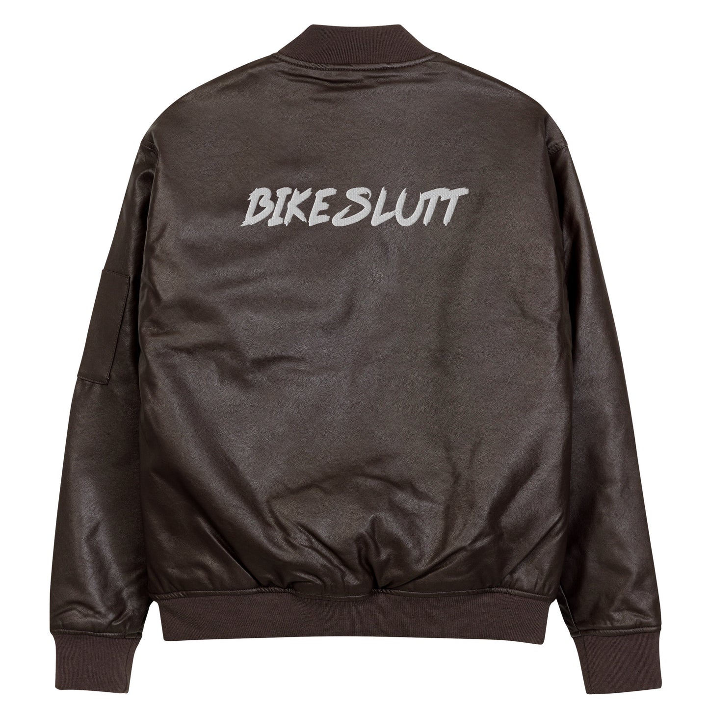 BikeSlutt Leather Bomber