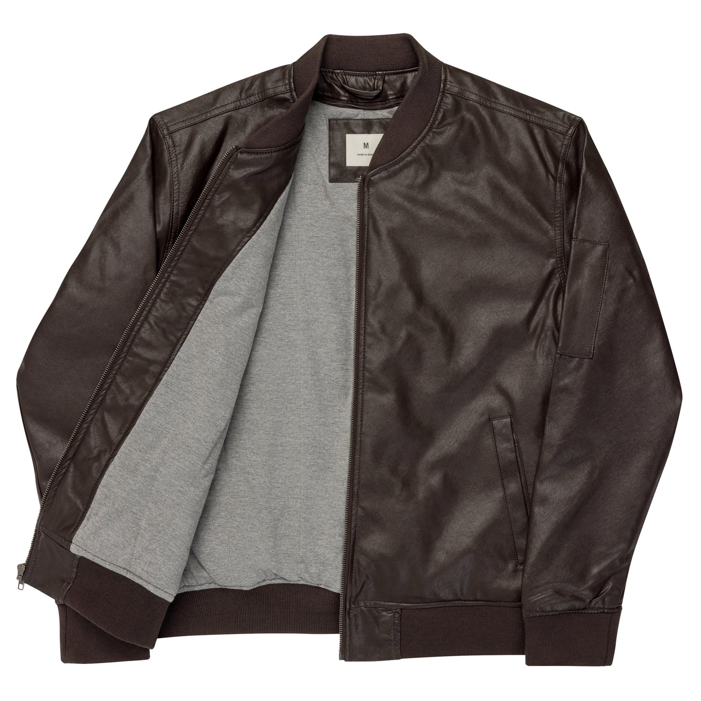 BikeSlutt Leather Bomber