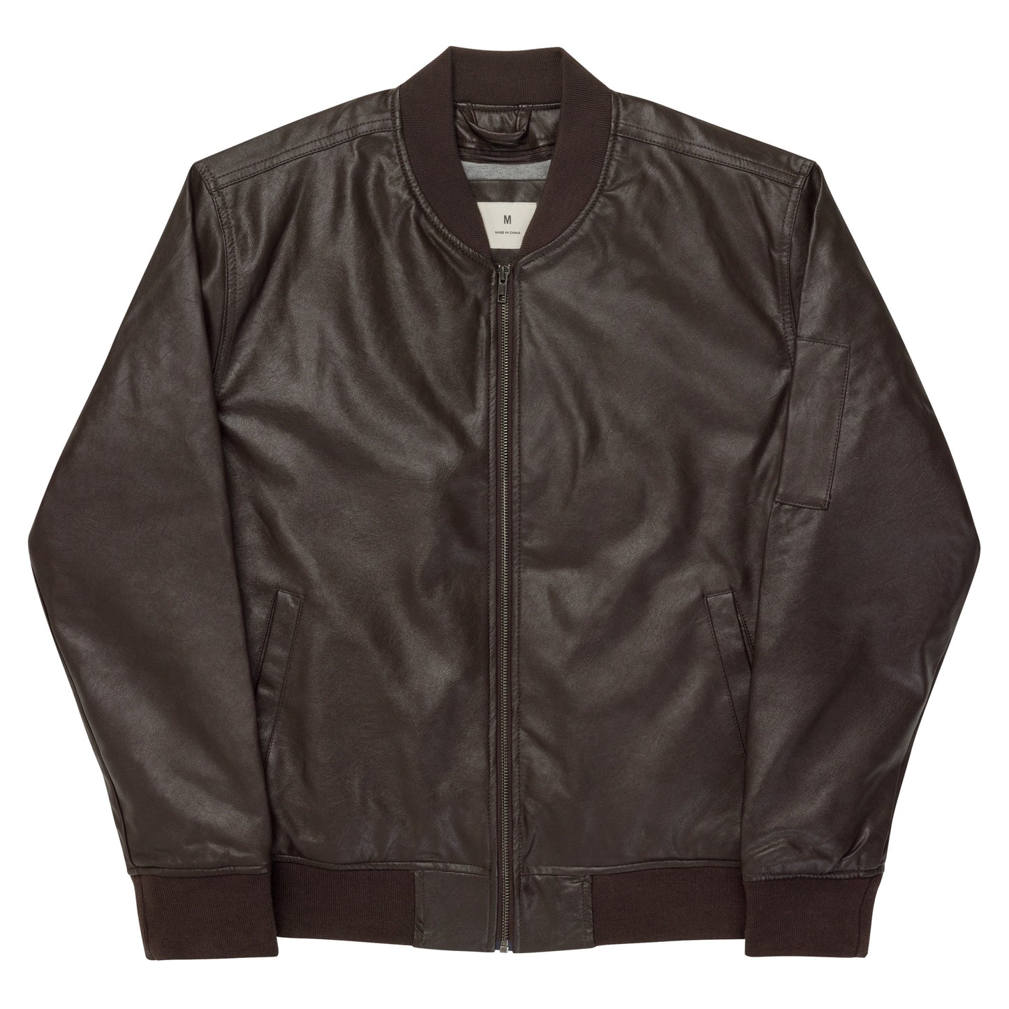 BikeSlutt Leather Bomber