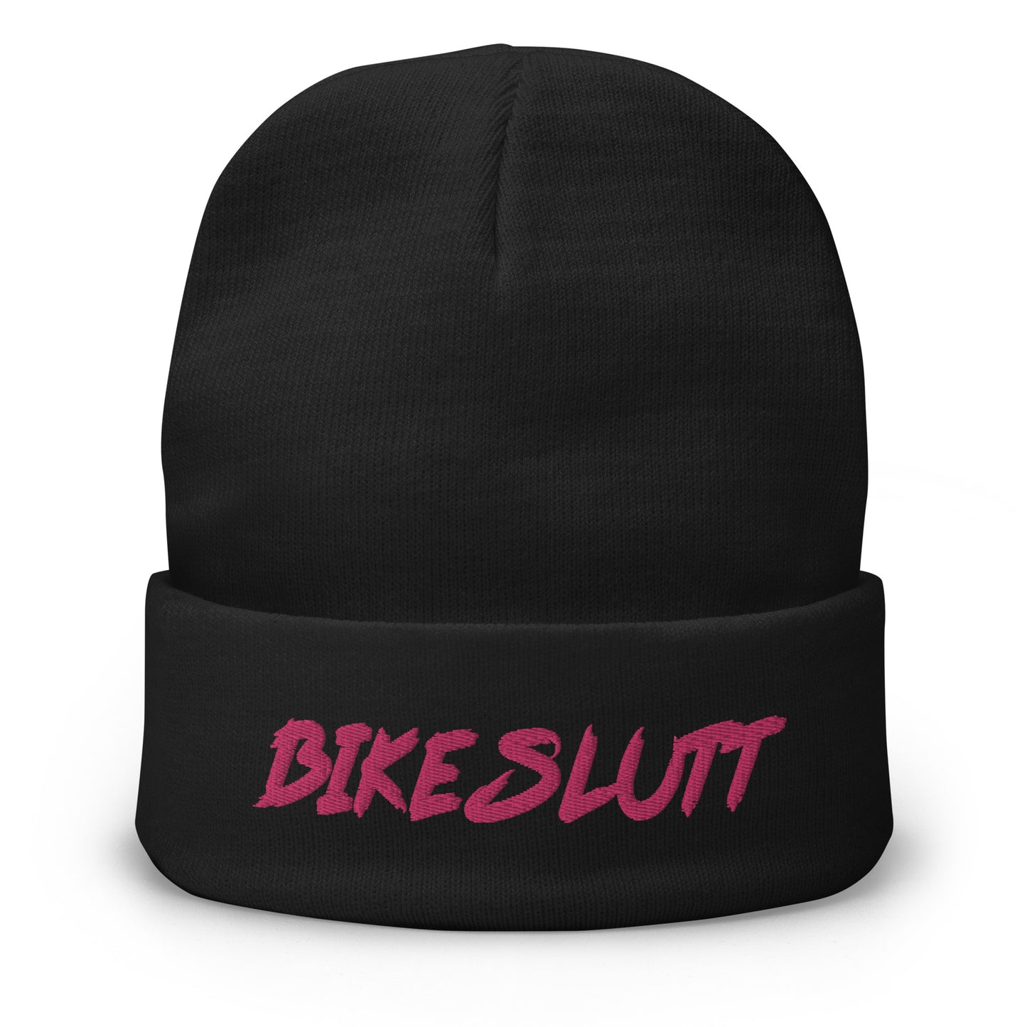 BikeSlutt Beanie Pink Logo