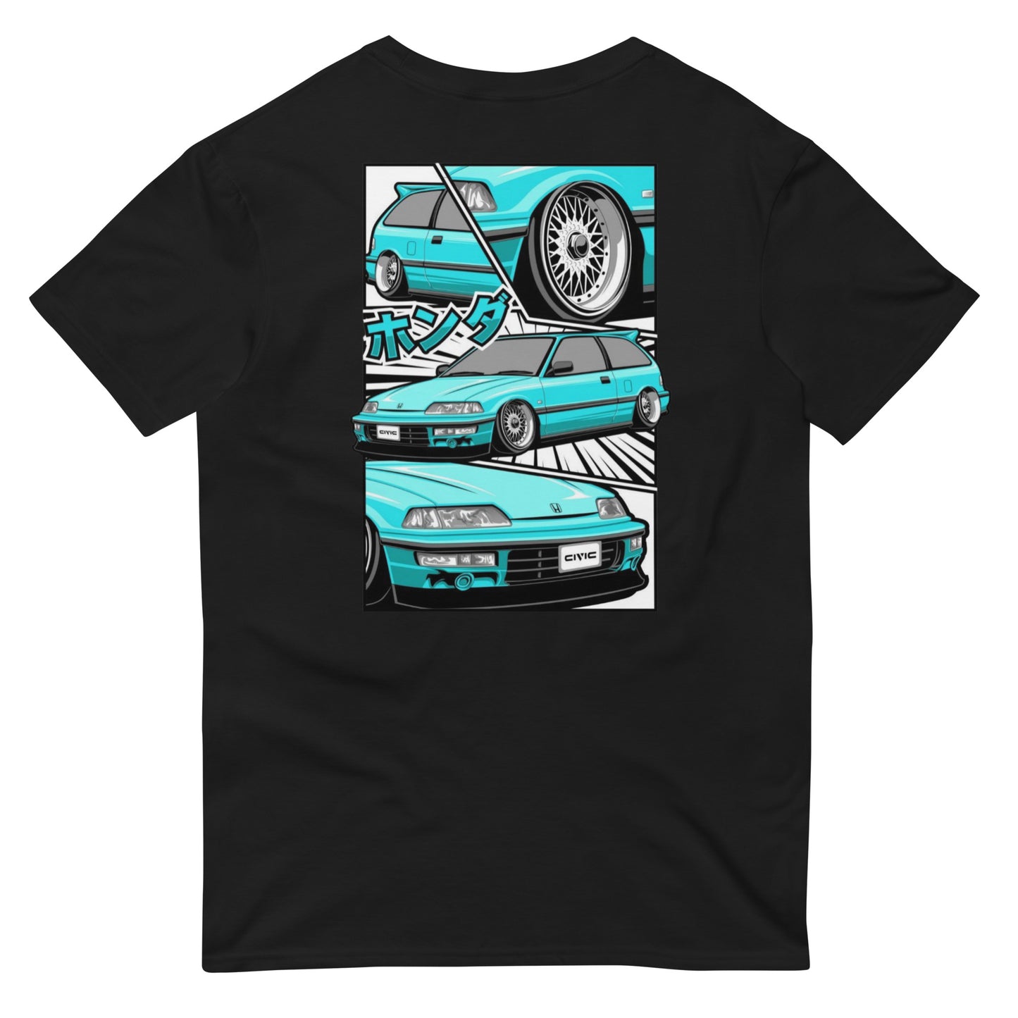 Stylish Automotive Civic Cotton T-Shirt