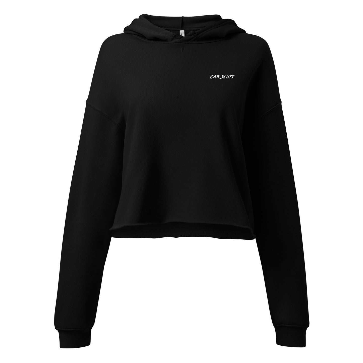 Hot Girls Love Race Cars Crop Hoodie