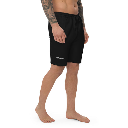 Men's Fleece Embroidered Shorts