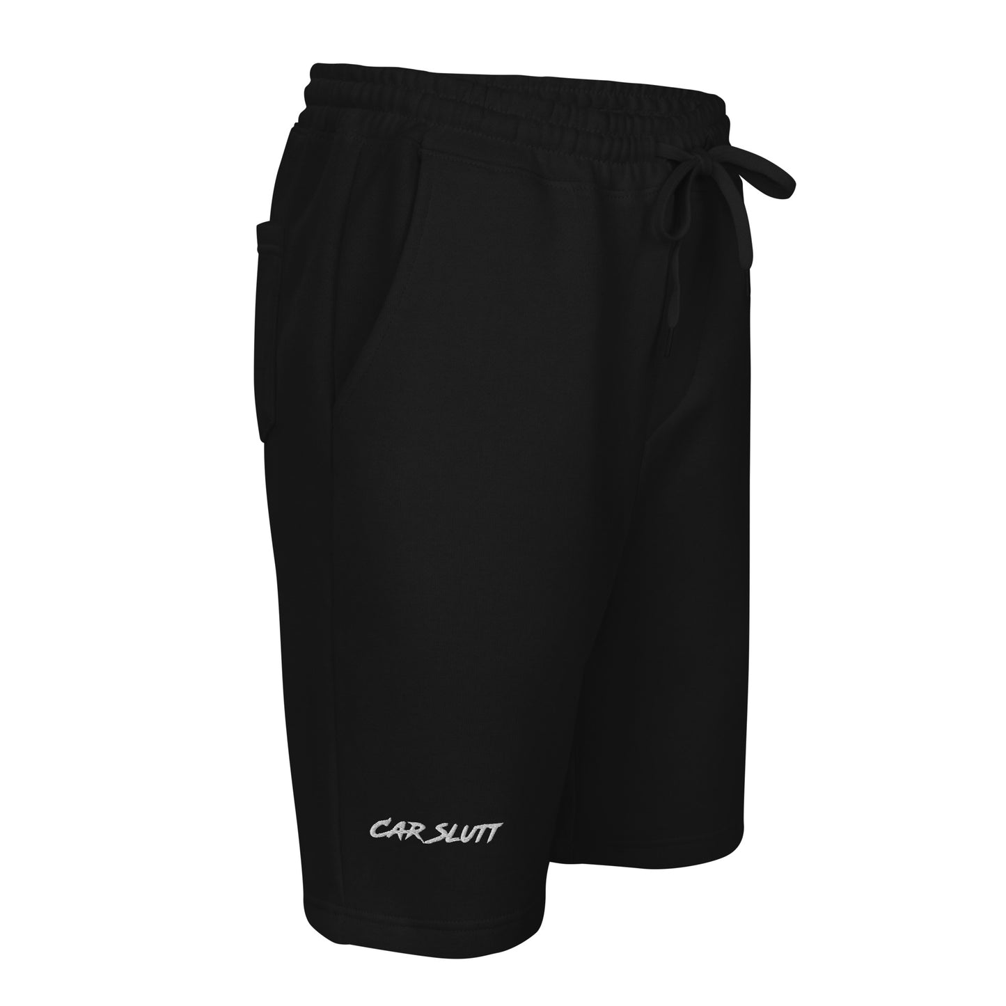 Men's Fleece Embroidered Shorts